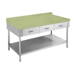 Green Splashback for Stone Kitchen Bench
