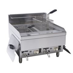  Gasmax Countertop 2x10L LPG Fryer JUS-TRC-2LPG