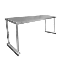 Single Tier Workbench  Flat Feet  Overshelf 450mm High