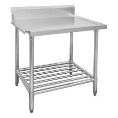 Premium Stainless Steel Dishwasher Bench Outlet With Left-handed Lip