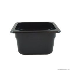 JW-P162B - Black Poly 1/6 x 65 mm Gastronorm Pan