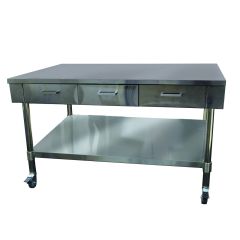 Work Bench with 3 Drawers and Under Shelf - SWBD8-3