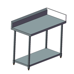 Modular Systems Splashback Extension for Premium 700 Series Bench WBB7-SB/L